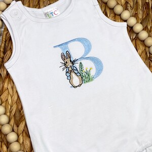 Monogrammed Peter Rabbit Bubble / Baby Bubble Easter Outfit ...