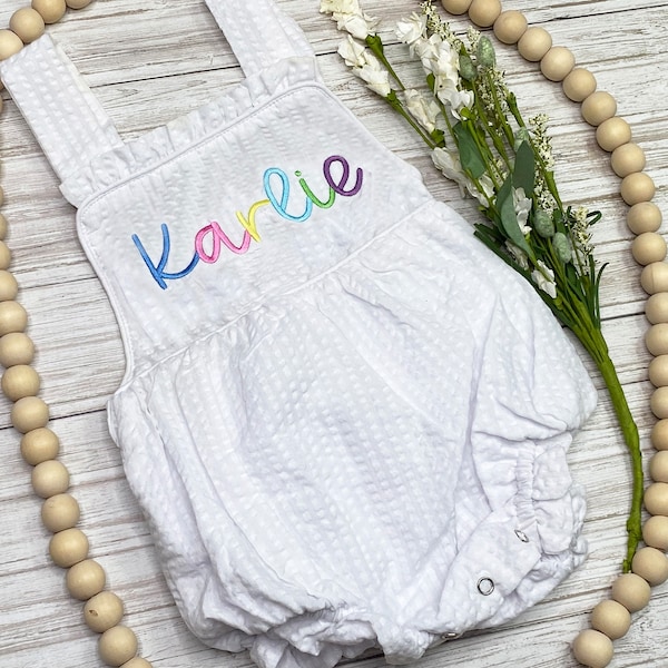Rainy Day Ruffle Bubble Romper