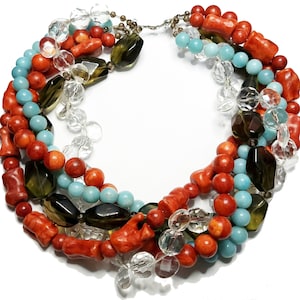The"Pumpkin Spice Special" Torsade Statement Necklace