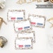 Name Tags Lace Burlap Printable Event Wedding Engagement Party - Etsy
