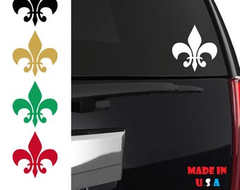 Fleur De Lis sticker,  Fleur de lis, Louisiana car sticker, Fleur de lis decals, Saints decal, New Orleans decal