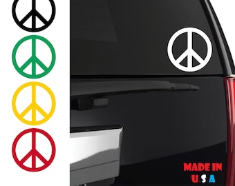 Pegatina del símbolo de la paz, pegatina de la paz, calcomanía del símbolo de la paz para coche, calcomanía del símbolo de la paz, símbolo de la paz, pegatina de la paz mundial