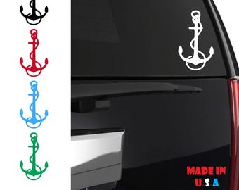 Anchor Vinyl Sticker | Navy | Maritime | Boating | Naval Ship | Stability | steadfastness | Hope | Resilience | Mariners Cross