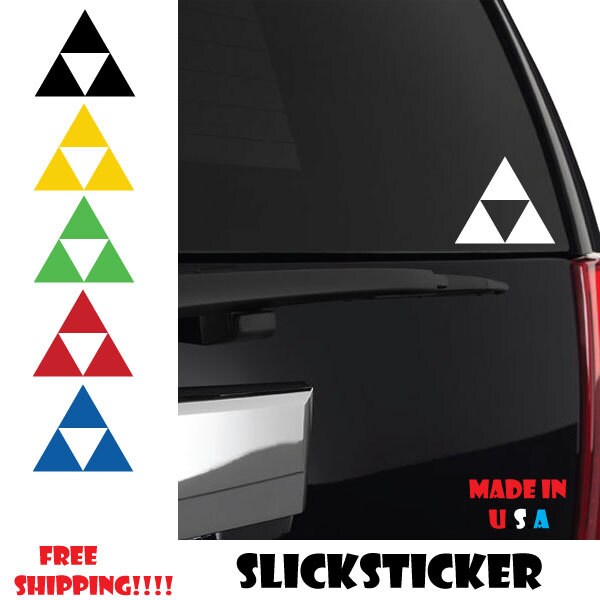 Zelda Triforce Vinyl Decal Sticker Nintendo Link Hyrule