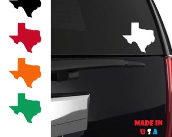 Texas State Decal for Laptop MacBook iPad iPhone TX texas love state sticker ANY SIZE