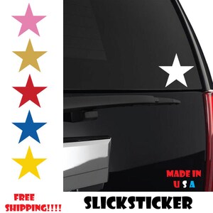 Ster Sticker, Sticker, Astrologische Nacht, Prestatie, Goed gedrag, Race, Ambacht, Teken, Auto, Raam, Bumper