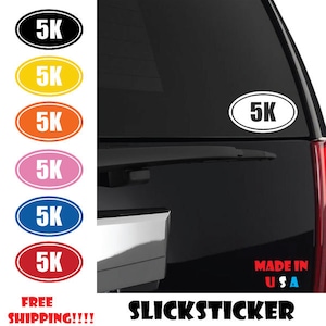 5K Sticker, Decal, run, half, marathon, 26.2, 13.1, 5K, 10k, running, jogging, runner, athlete, track, Ultra Runner, Iron Man, Track