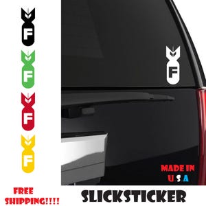 F Bombe FCK Sticker Aufkleber Vinyl Illest Fatlace illMotion JDM ill Drift Lustig