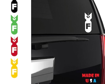 F Bomb FCK sticker sticker vinyl Illest Fatlace illmotion JDM ill Drift Funny