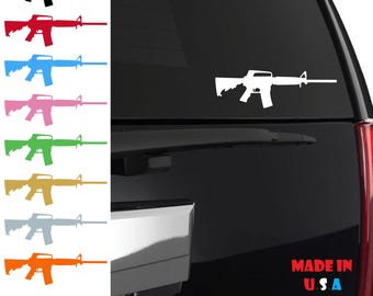 AR15 Rifle Sticker | M4 Rifle | M16 | .223 | 5.56 | Military | Gun | Militia | Rifle Sticker