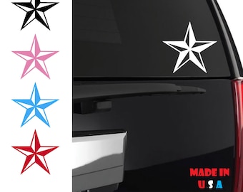 Nautical Star Sticker | Nautical Star Decal | Nautical Star Car Decal | Yacht Nautical Star | Boat Nautical Star | Texas Star