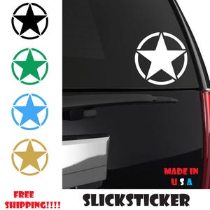 Military Army Star Sticker | Navy Sticker | Army Sticker | Air Force Sticker