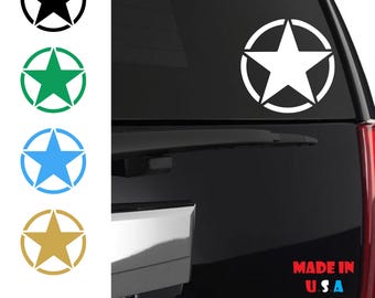 Military Army Star Sticker | Navy Sticker | Army Sticker | Air Force Sticker