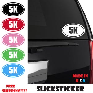 5K Aufkleber | Läufer | Marathon | 26.2 | 13.1 | 5K | 10k | Ausführung | Athlet | Rennpiste |Ultra Runner| Eisenmann | Rasse