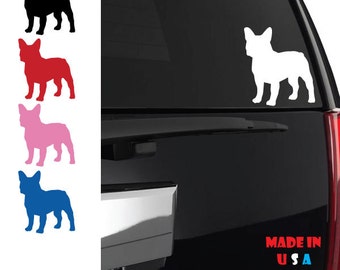 French Bulldog Sticker, french bulldog car decal, french bulldog, french bulldog decal, frenchie decal, frenchie sticker, frenchie car decal