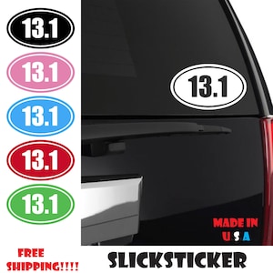 13.1 sticker | Half Marathon sticker | 13.1 Car decal | Running sticker | Half Marathon Running sticker | Half Marathoner | Ultra runner