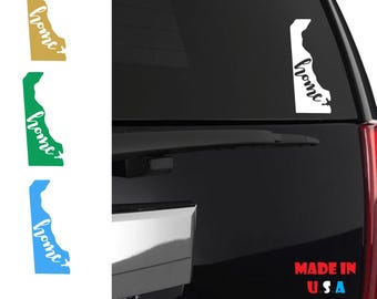 DELAWARE Home Sticker | Delaware State Sticker | Delaware Pride Sticker