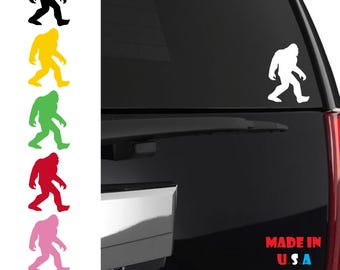 Sasquatch decal evolution theory science bigfoot funny movie squatchin iphone ipad case phone car truck window vinyl CUSTOM ANY SIZE