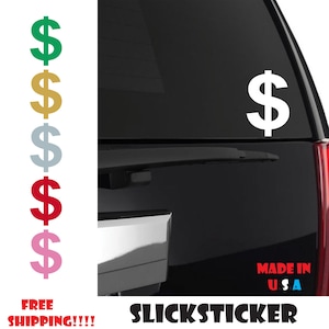 Dollar Sign Sticker | Money Sticker | Benjamin Sticker | Dollar Symbol Sticker