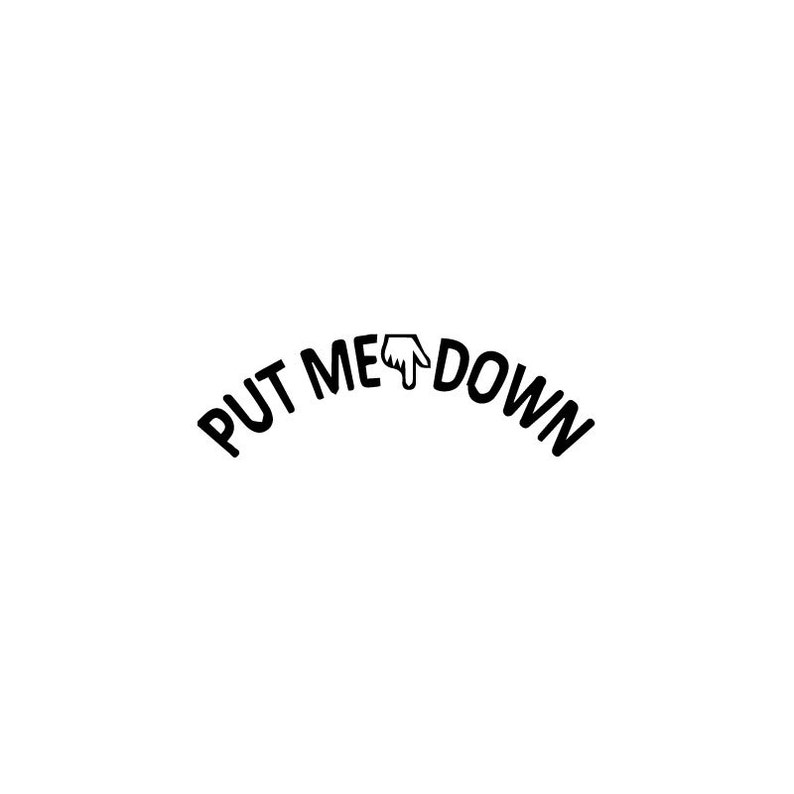 Put Me Down Toilet Seat Decal Toilet Lettering Toilet Quotes - Etsy