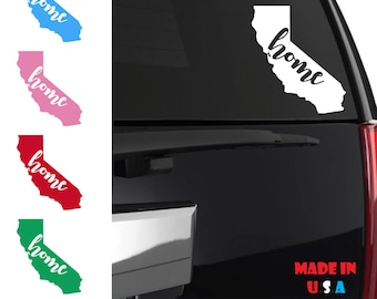 Homesticker CALIFORNI | Thuissticker Cali | Sticker liefde Californië
