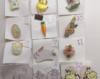 Easter Pins and Earrings