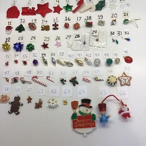 Minature Christmas Ornaments and Charm