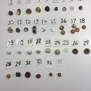Vintage Small Buttons
