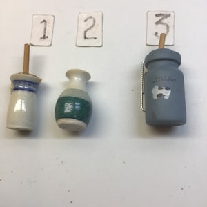Dollhouse Miniature Butter Churn - 1:12 Scale Stenciled Wooden Accessory For Miniature Settings - View #11