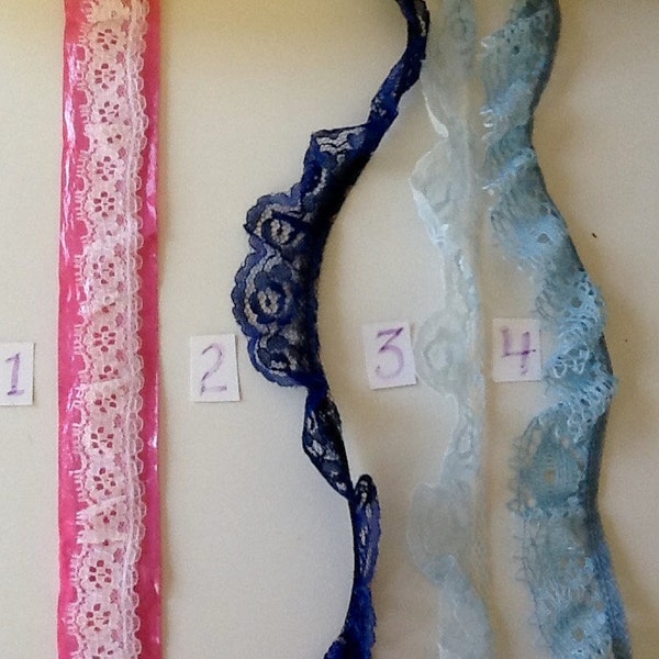 Ruffled Lace, 3/4" and 1"