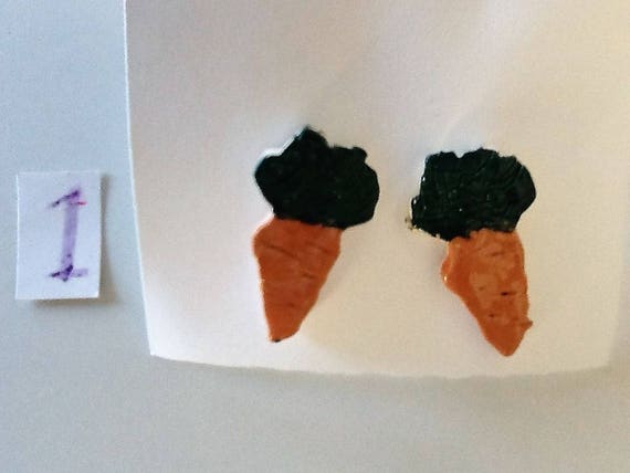 Easter Ceramic Earrings - image 2