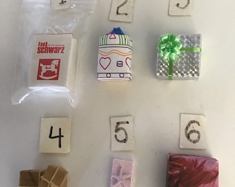 Dollhouse Miniature Bags and Packages