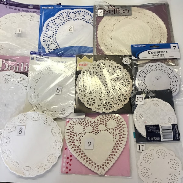 White Paper Doilies Etsy