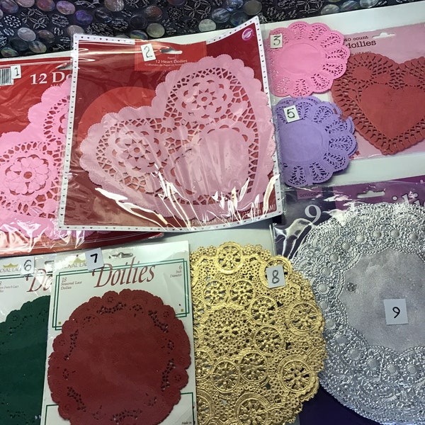 Colored Paper Doilies