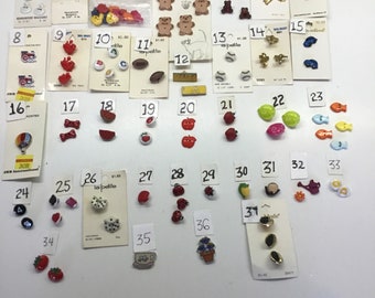 Fun Bright Themed Buttons