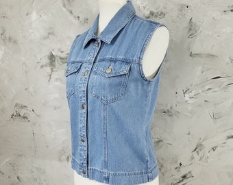mens sleeveless denim shirt for sale