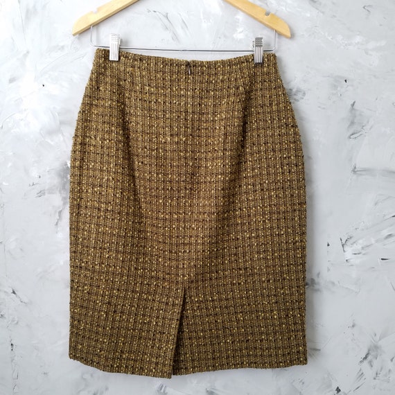 JONES NEW YORK Golden Brown Pencil Skirt - Vintag… - image 5