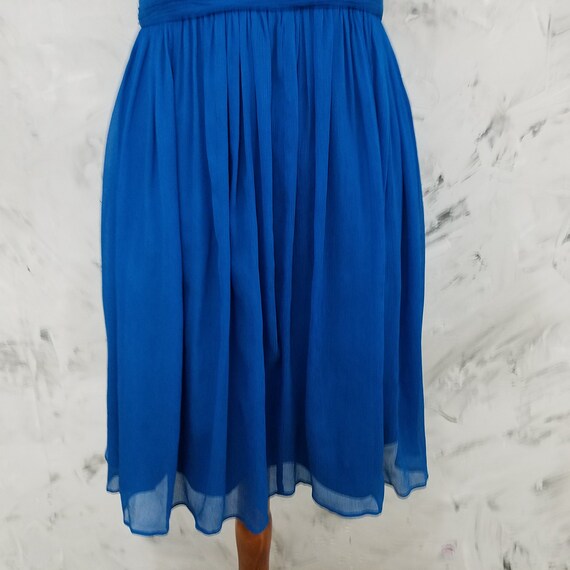J. CREW Electric Blue Cocktail Dress / Prom Dress… - image 7