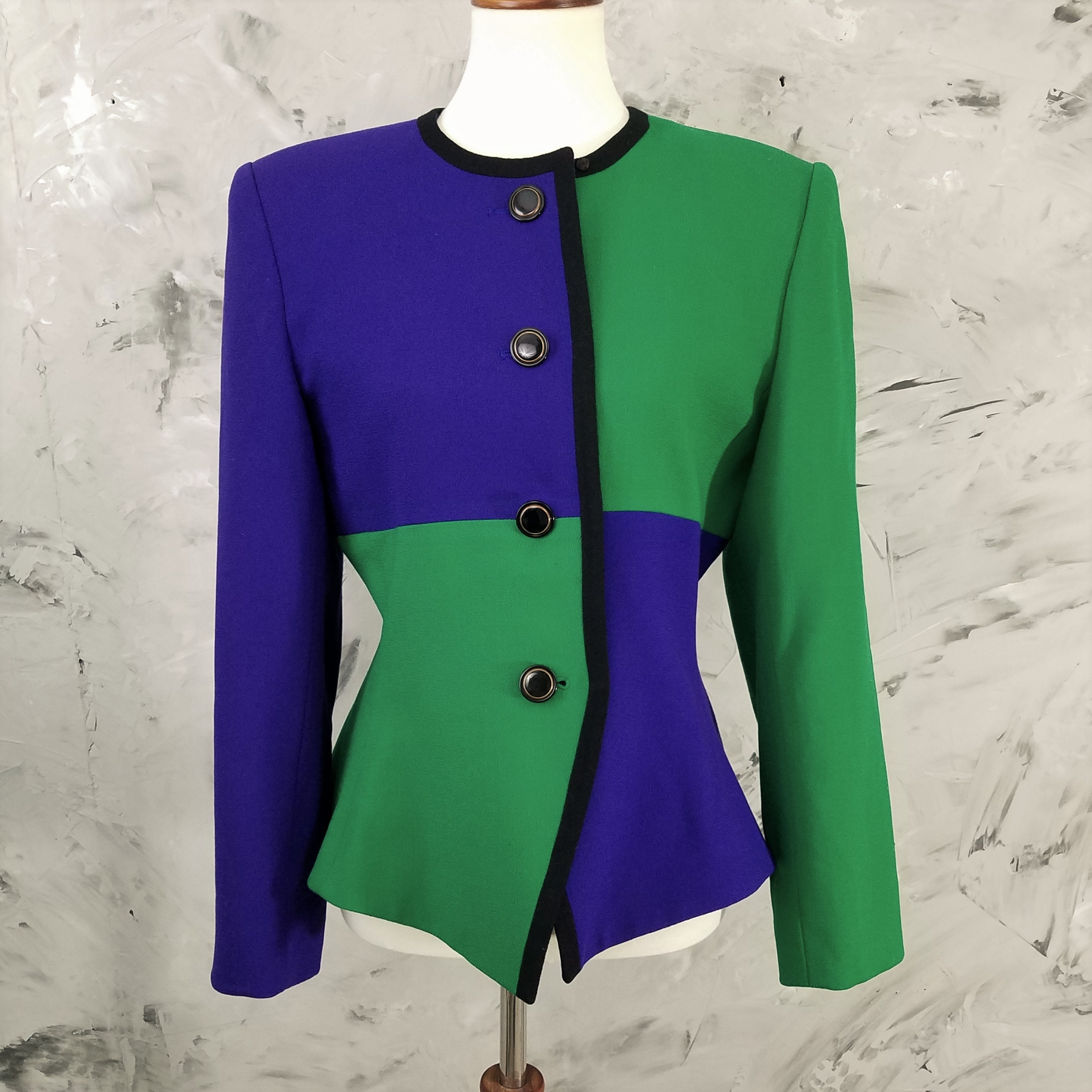 Vintage Purple \u0026 Green Jester Jacket 