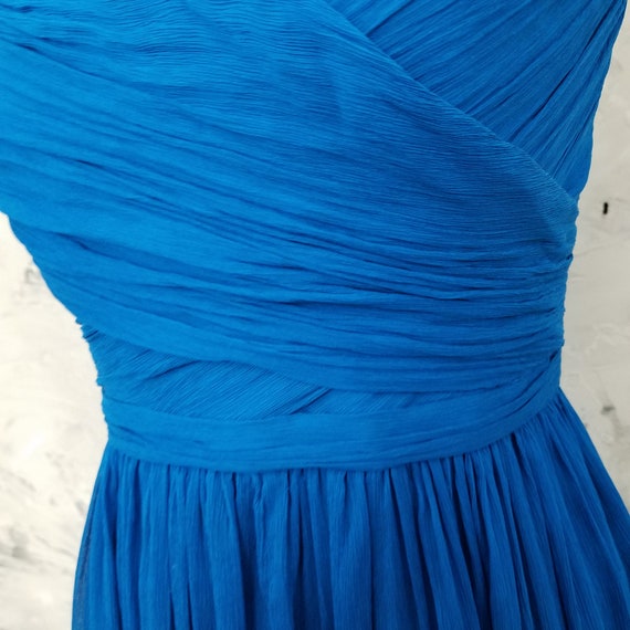 J. CREW Electric Blue Cocktail Dress / Prom Dress… - image 8