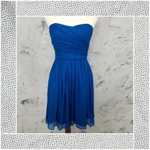 J. CREW Electric Blue Cocktail Dress / Prom Dress 