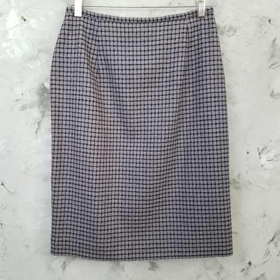 JONES NEW YORK Lavender & Black Plaid Skirt Suit … - image 5