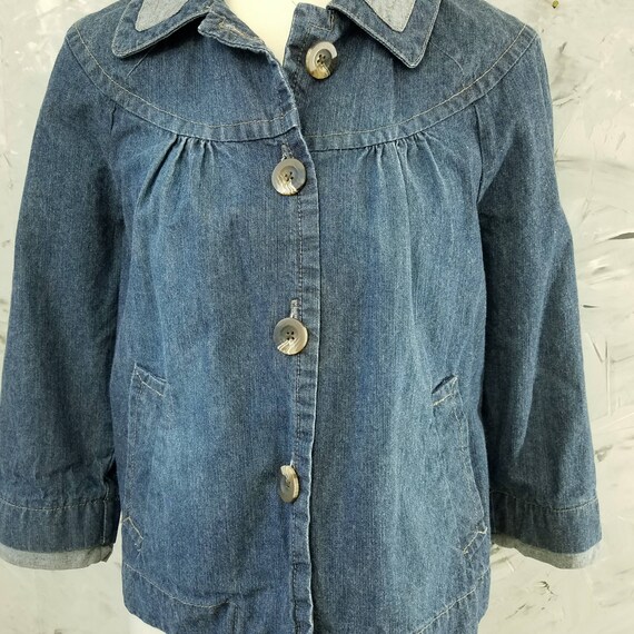 Sonoma 90's Jean Jacket Women's Size Medium - Son… - image 7