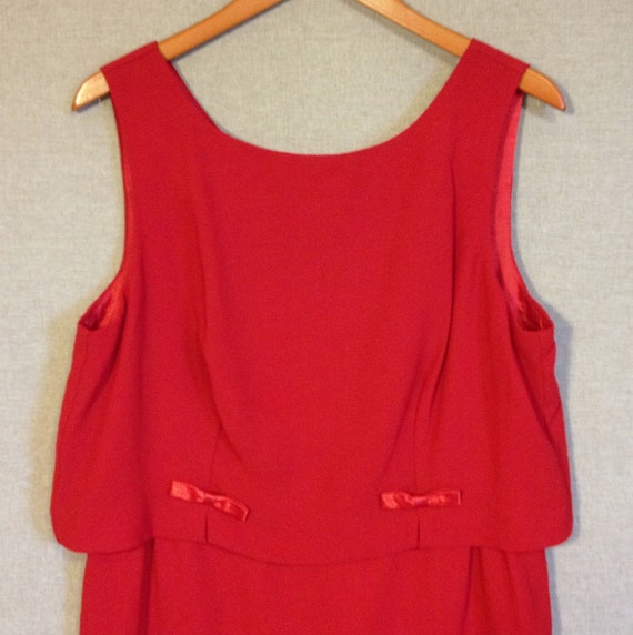 Women's Red Cocktail Dress by Moda Int'l - Short … - image 6