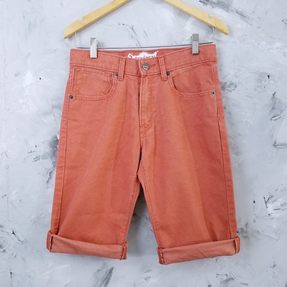 DENIZON from LEVI'S Girl's Burnt Orange Jean Capr… - image 2