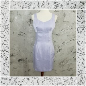 EUROPA Classic Shimmering Violet Cocktail Dress