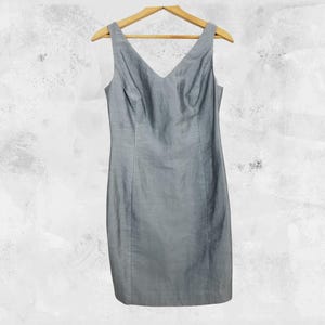 knee length dresses for ladies Home & Loft Grey Stripe Tribeca V-Neck Kaftan at Nordstrom