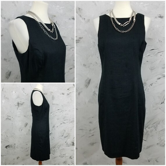 linen sheath dress