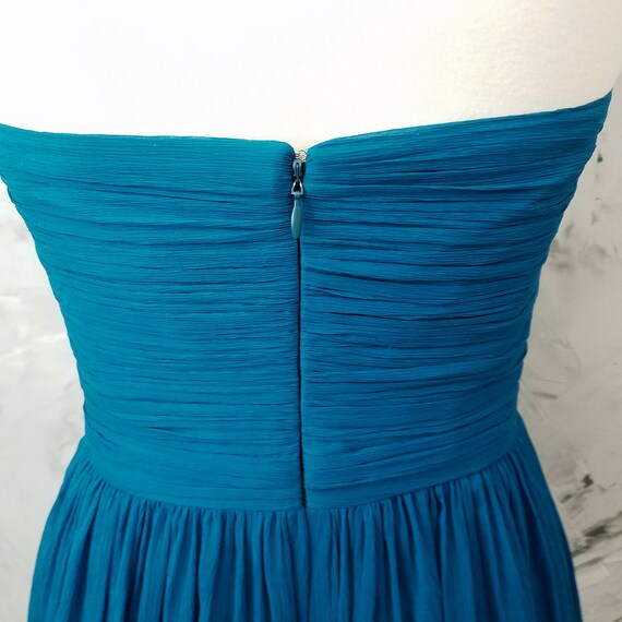 J. CREW Electric Blue Cocktail Dress / Prom Dress… - image 9