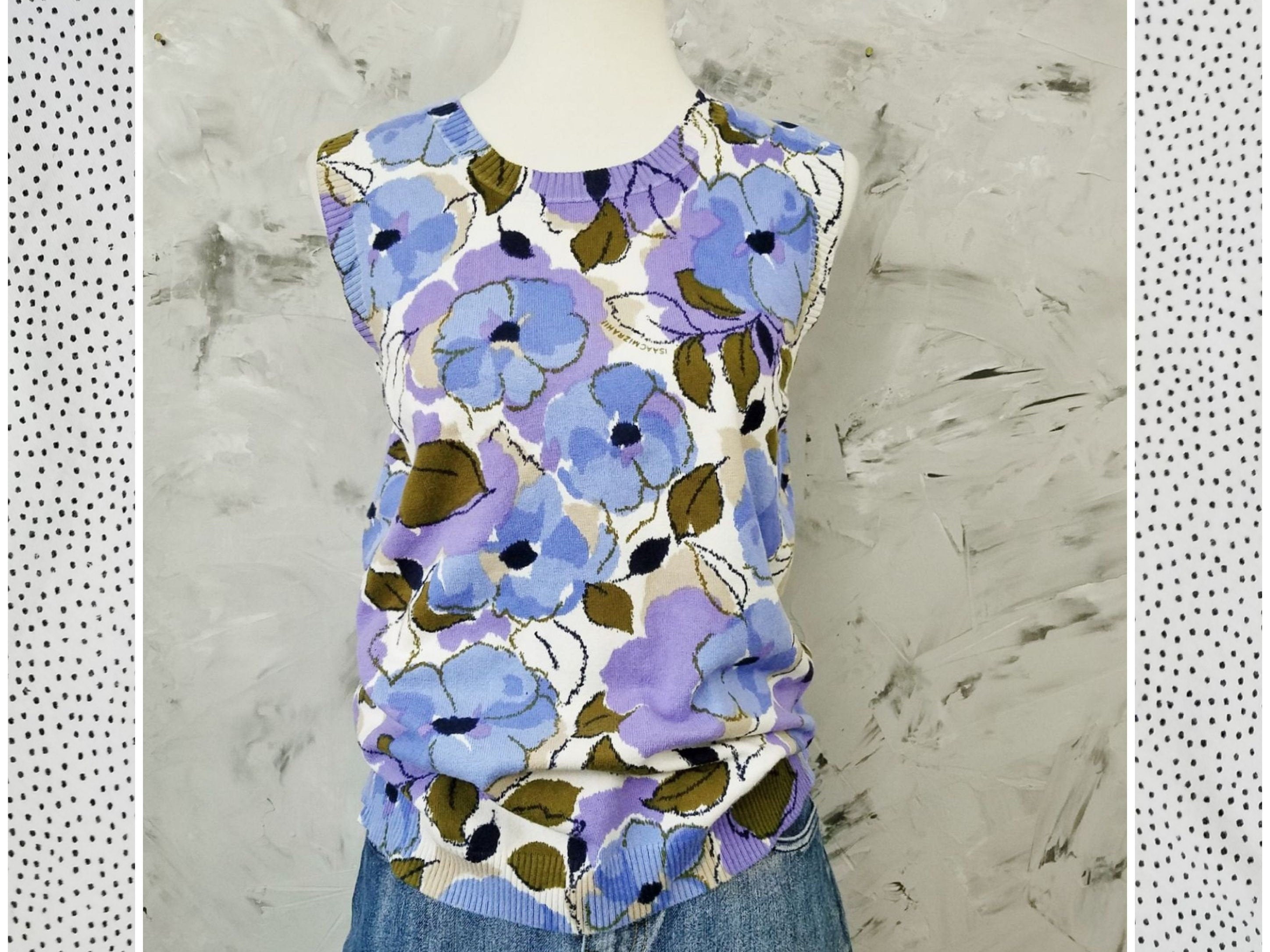 isaac mizrahi floral cardigan